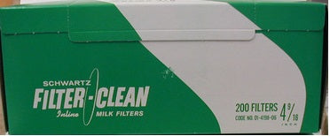 4 9/16" Schwartz Filter Clean Milk Filter