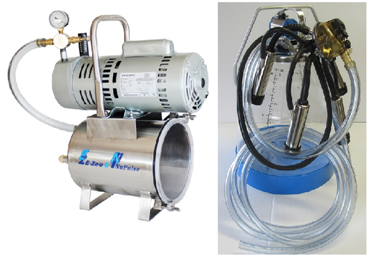 3/4 HP Mini-Milker milking machine for COWS with ONE 8 gal plastic bucket assembly