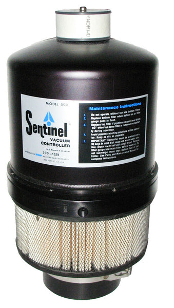 Sentinel 500 vacuum regulator