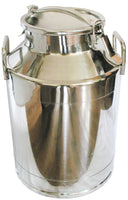 8 gal stainless milk can with cover