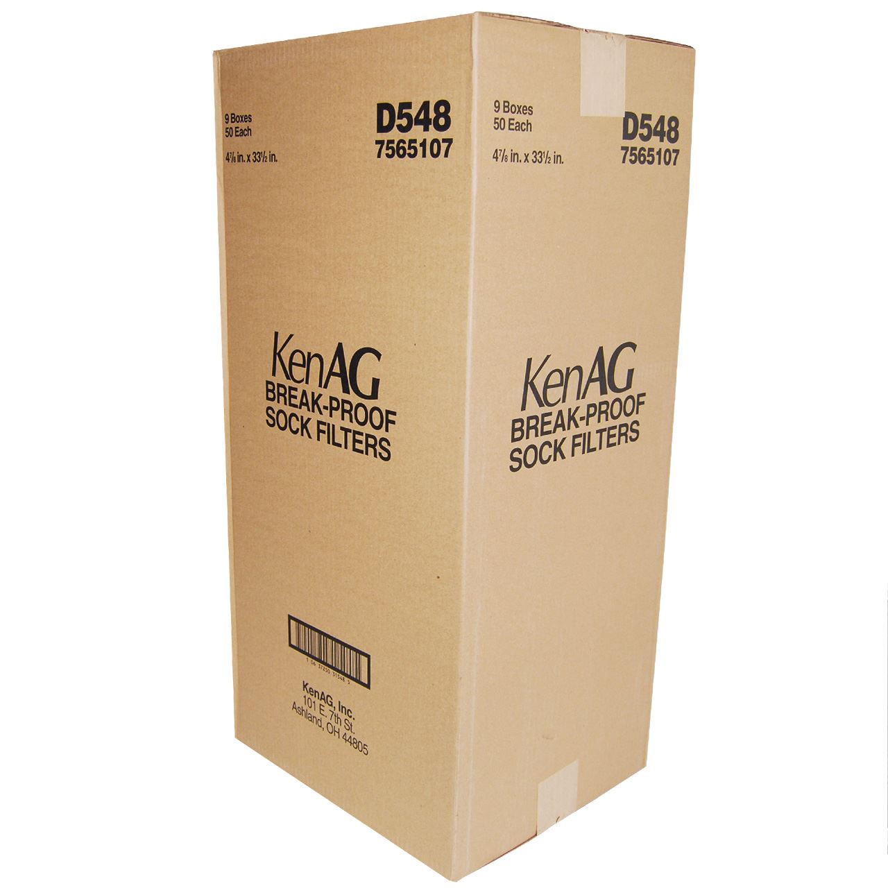 KenAg 4-7/8"x33-1/2" Breakproof Filter Sock--9 x 50