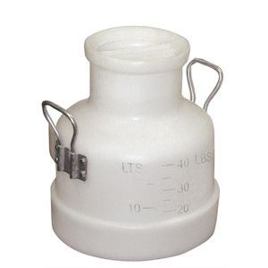 4.5 gal poly storage can with cover