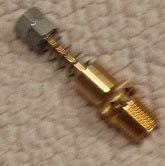 3/4 and 1/4 HP Mini-milker Brass Relief Valve